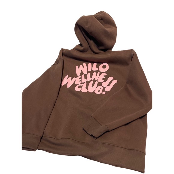 Wilo The Label Hoodie Leggings Set Womens S Brown Cotton Wellness Club New - Picture 2 of 16